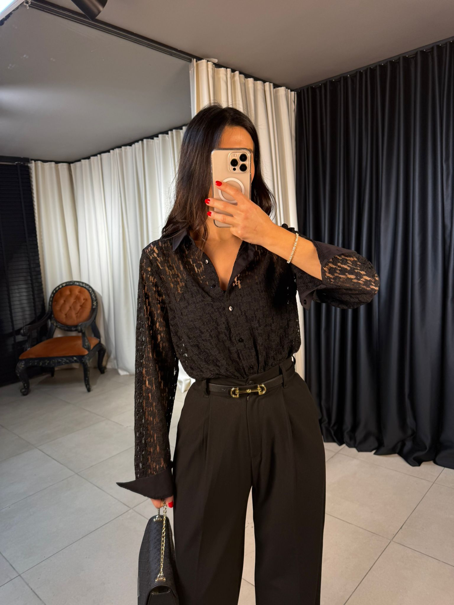 İpekyol Dantel Gömlek İp Atletli