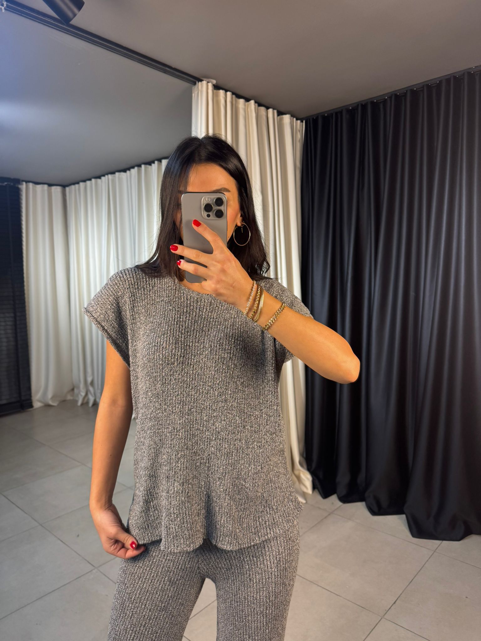 Yarım Kollu Triko Takım