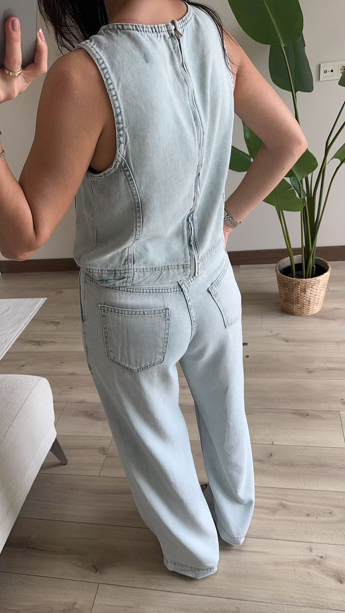 Tensel Kumaş Denim Takım