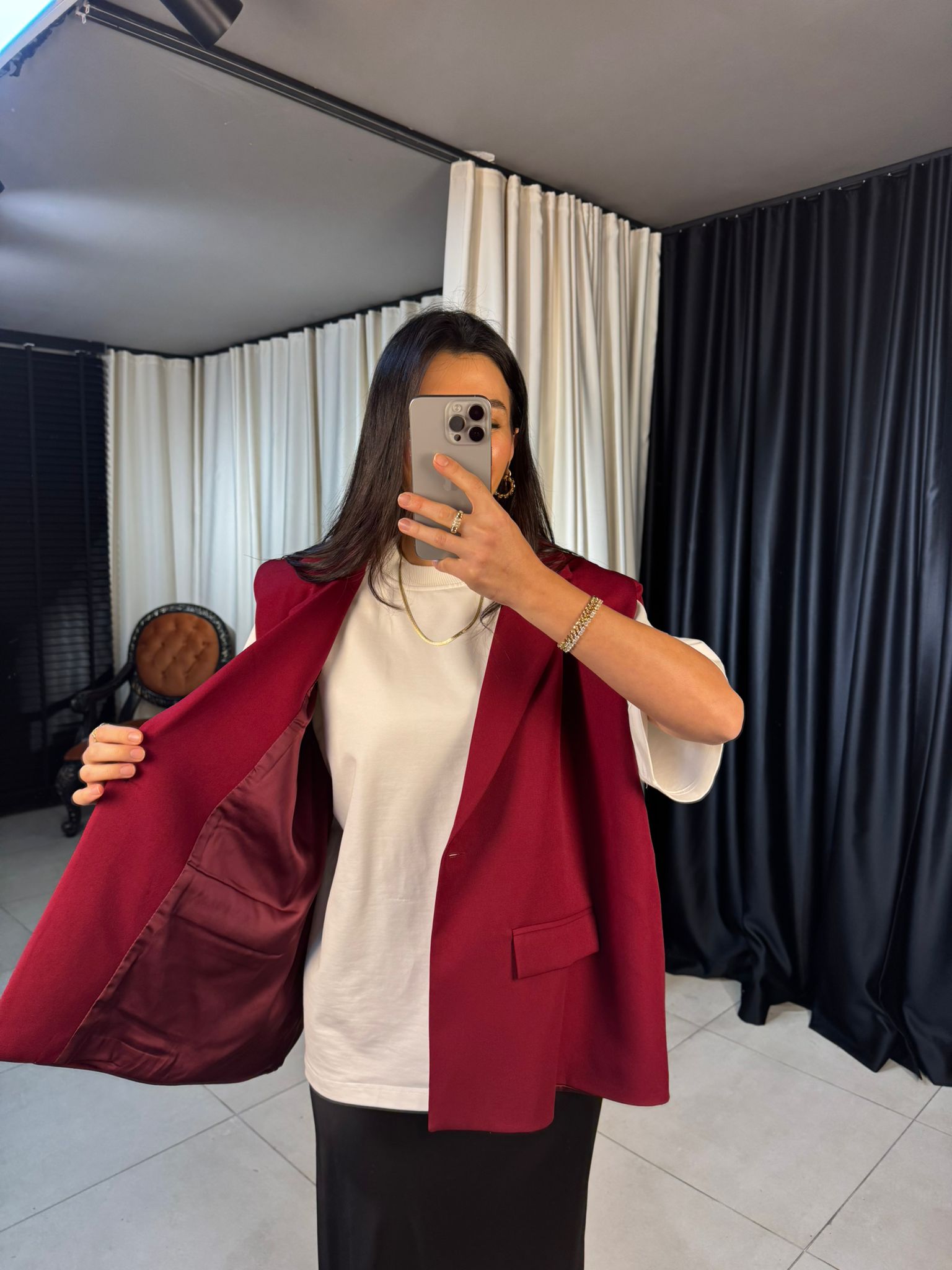 Z*ra Oversize Kemerli Yelek