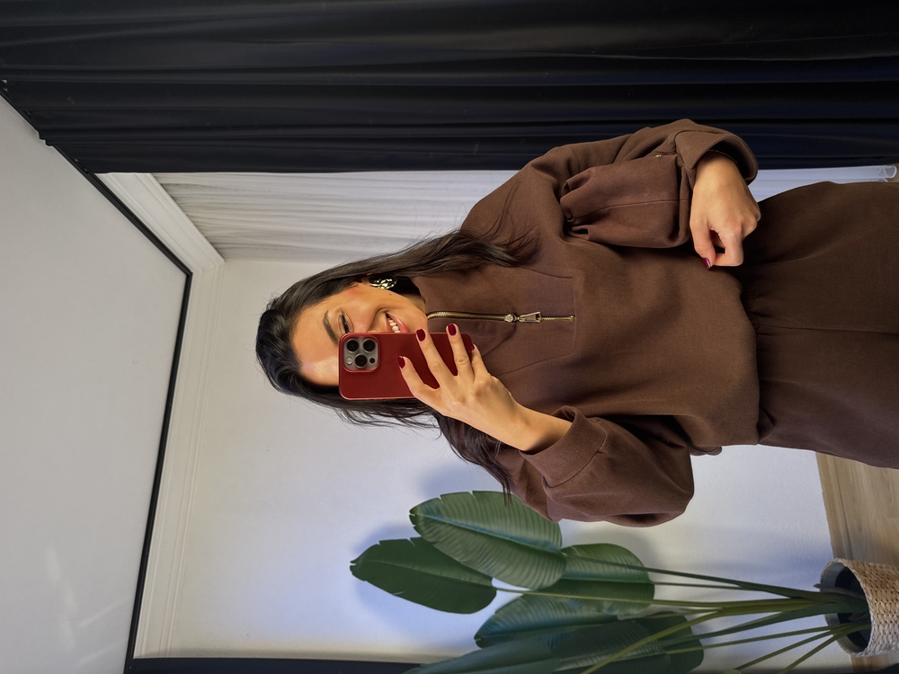 Dik Yaka Fermuarlı Selanik Takım